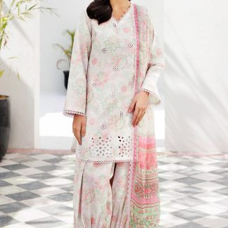 3 Piece | Farasha by Baroque | Printed Essentials | Spring Glow