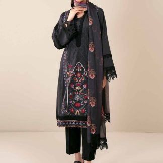 Nishat Linen 3Piece - Embroidered Suit -