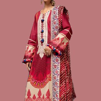 Gul Ahmed Embroidered Corduroy Suits Unstitched 3 Piece Winter Collection