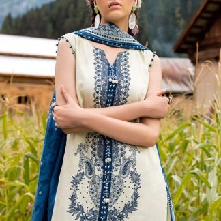 Gul Ahmed Printed Corduroy Suits Unstitched 3 Piece Winter Collection