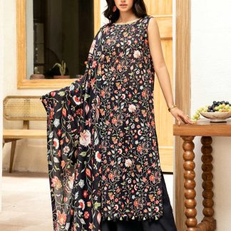 Maria.B Unstitched Lawn Printed 3 Piece Suit -