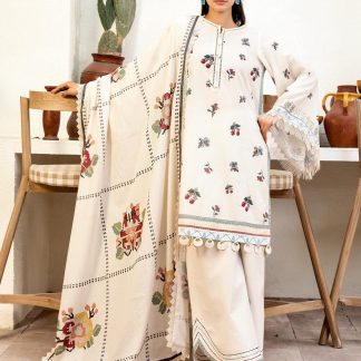 Maria.B Unstitched Lawn Printed 3 Piece Suit -