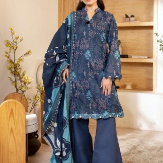 Maria.B Unstitched Lawn Printed 3 Piece Suit -